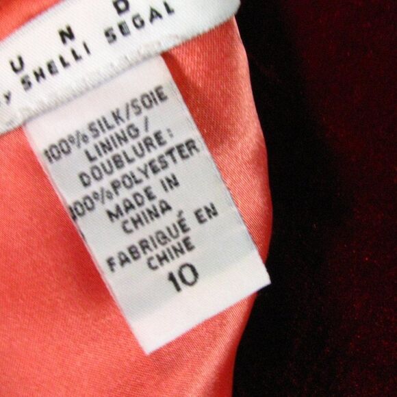 NWT Laundry by Shelli Segal *SILK* dress Boho 10 - Picture 7 of 12